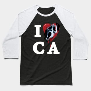 I Love California, Scream Baseball T-Shirt